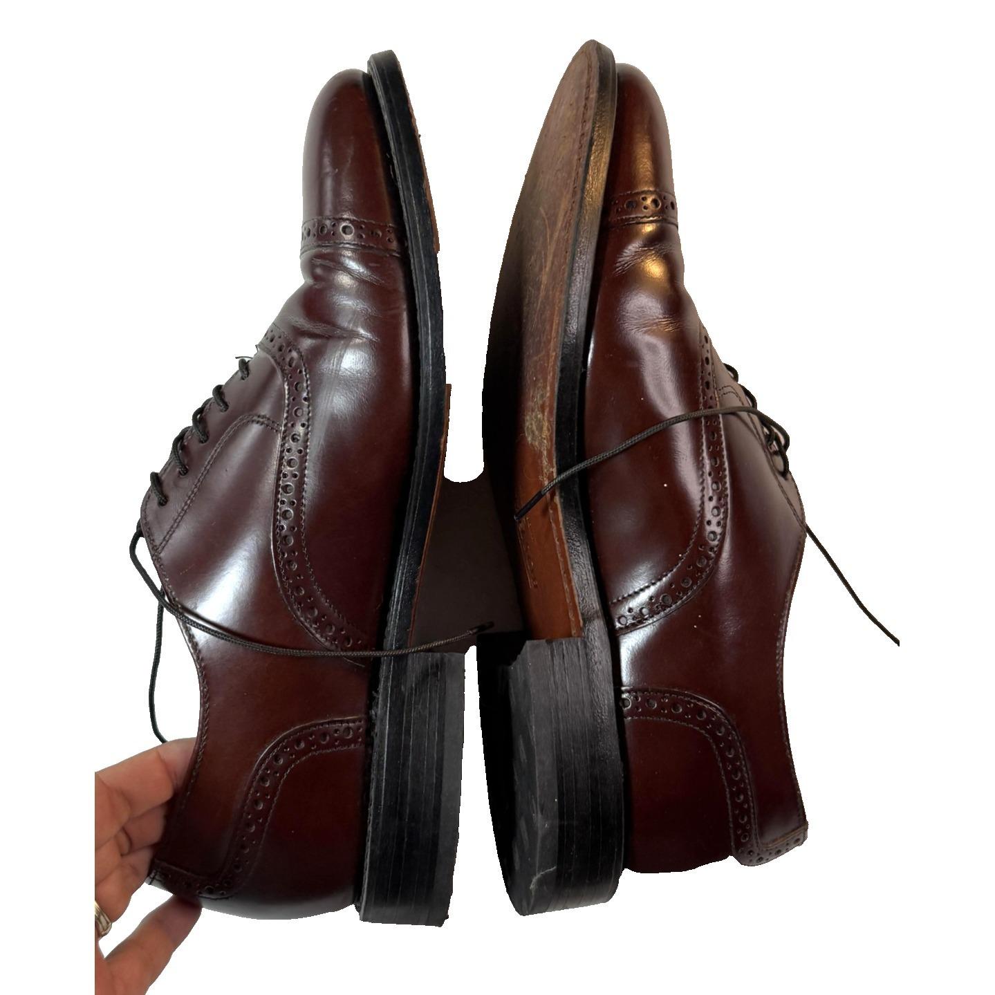 Vintage Bostonian Oxblood Dress Shoes Mens Size 8 Leather  display picture 1