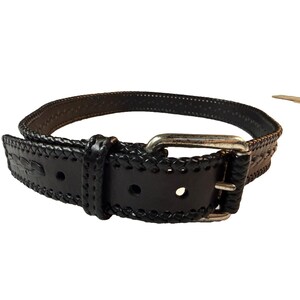 chinese dress ladies Michael Kors Collection Leather Belt Black main image 1