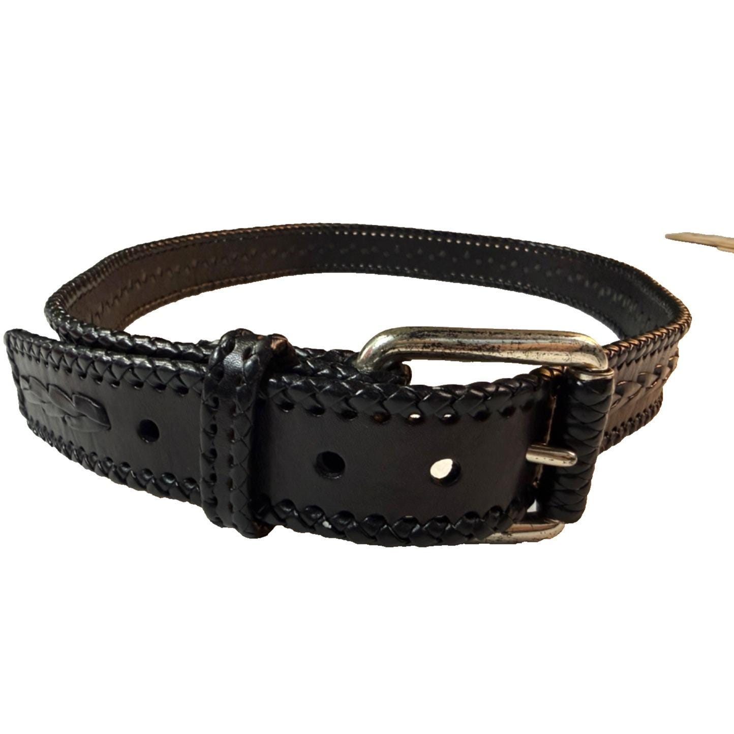 Black leather studded michael kors belt spring y2k low rise boho classic spring Black Pyramid Stud Vegan Leather Belt | Minga London – Minga  main image 2