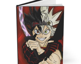 Cuaderno de tapa dura / Cuaderno de anime Asta Demon Form Black Clover