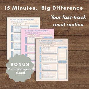 Minimalistische Reinigung Checkliste, ADHD freundliche Ordnung zu Hause (Digitaler Download, PDF) Bild 9