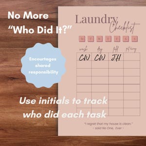Minimalistische Reinigung Checkliste, ADHD freundliche Ordnung zu Hause (Digitaler Download, PDF) Bild 8