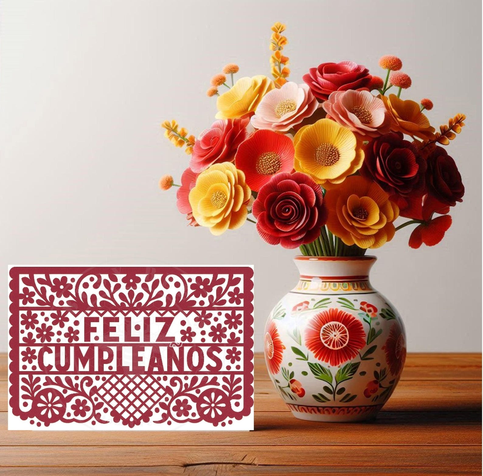 Elegant Birthday Card In Spanish Gallery