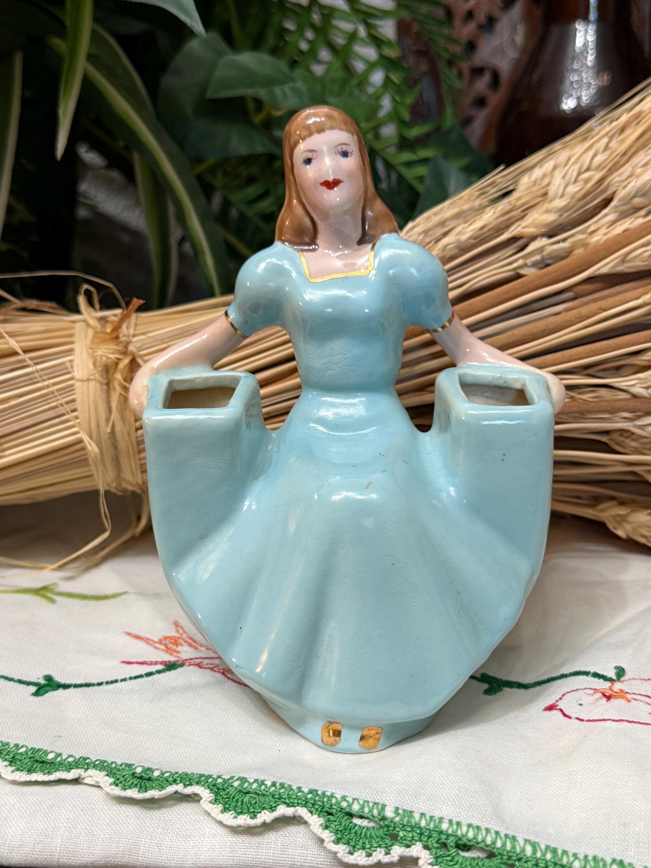 Blue Dress Figurine - Etsy