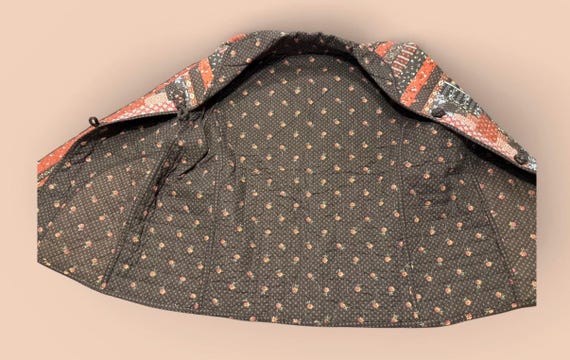 Handmade Quilted Folk Art Jacket – Patchwork Prai… - image 5