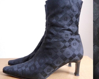 BRUNO MAGLI BOOTS, gore-tex square toe ankle boots, 38 dazzling 90s boots