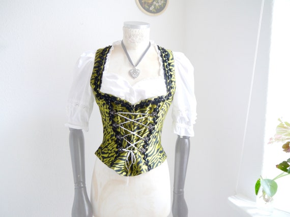 dirndl vest corset