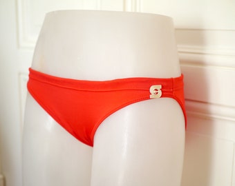 The hot little red Bikini swim pantie waist