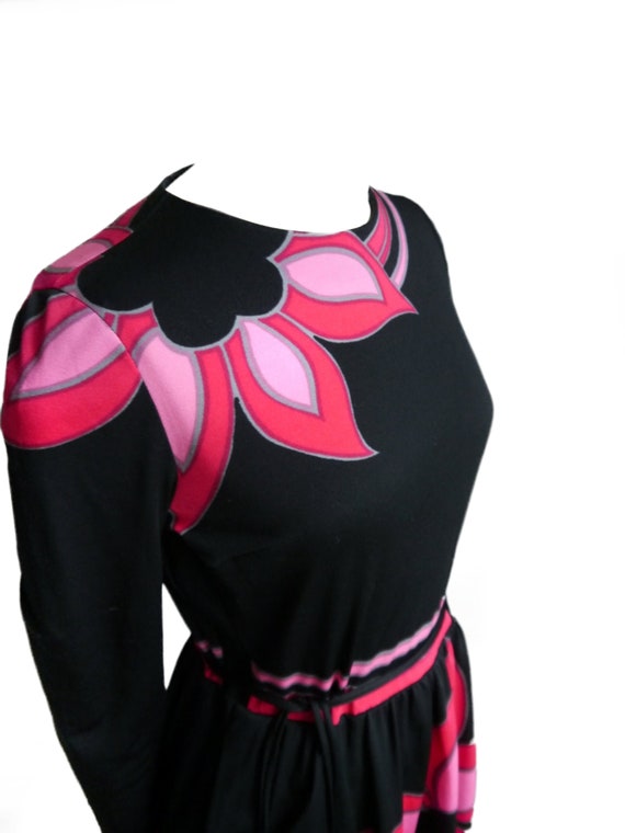 Vintage LOUIS FÉRAUD Paris DRESS, 1970s designer d