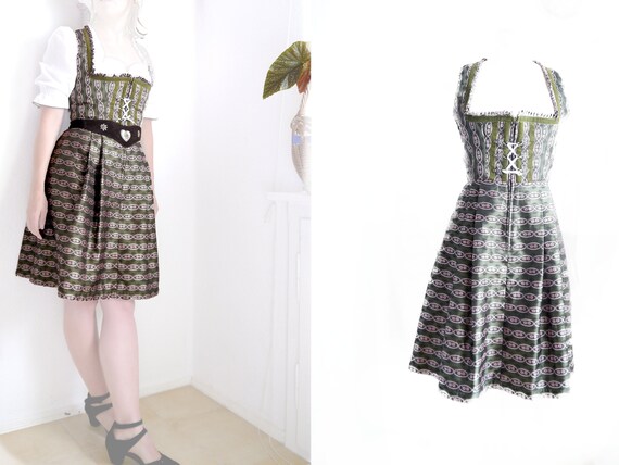 DIRNDL in green, festive dirndl dress