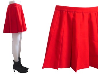 Vintage Tennis Skirt - Red Mini