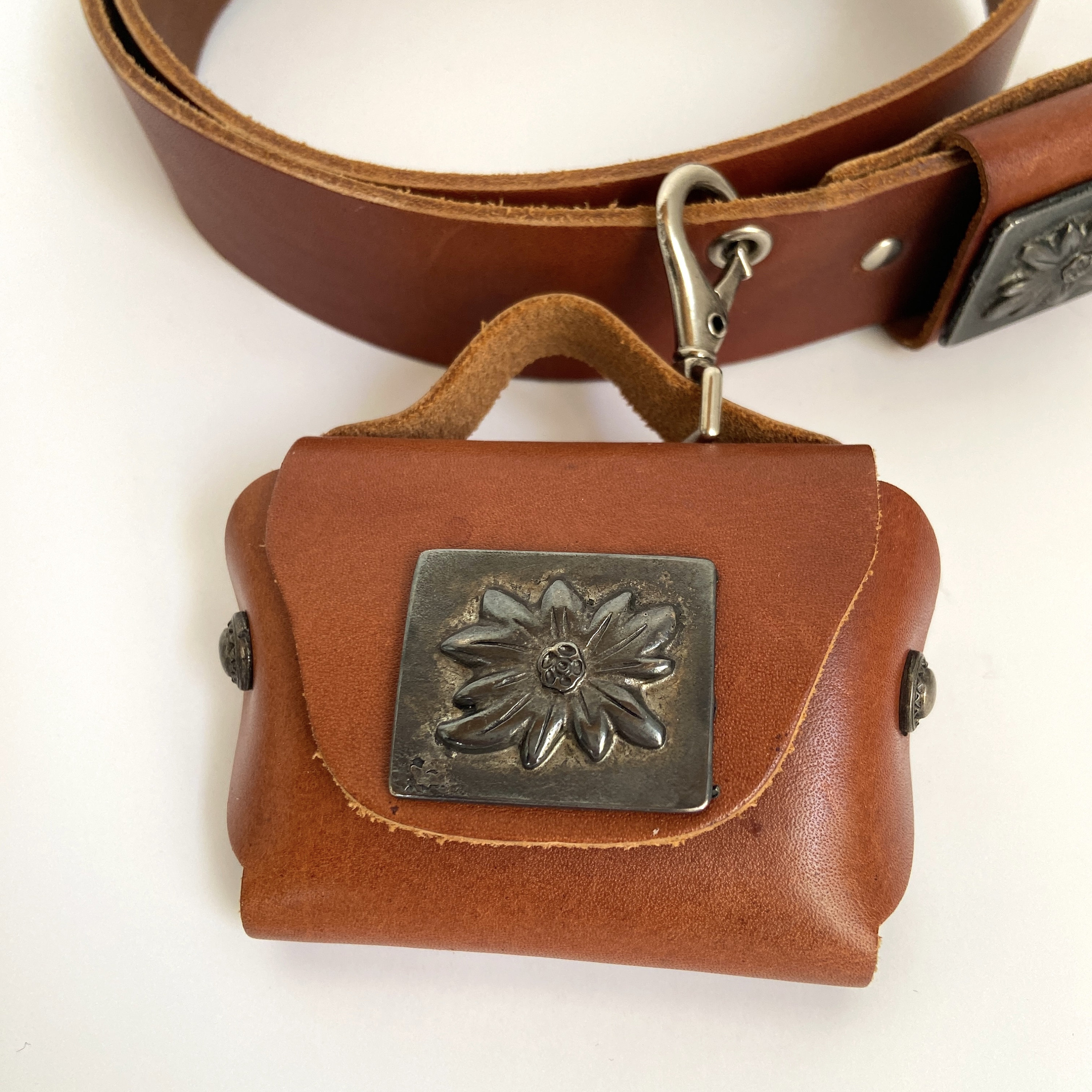 Leather Belt With Coin Purse, LARP, Trachten Medieval Folk  display picture 2