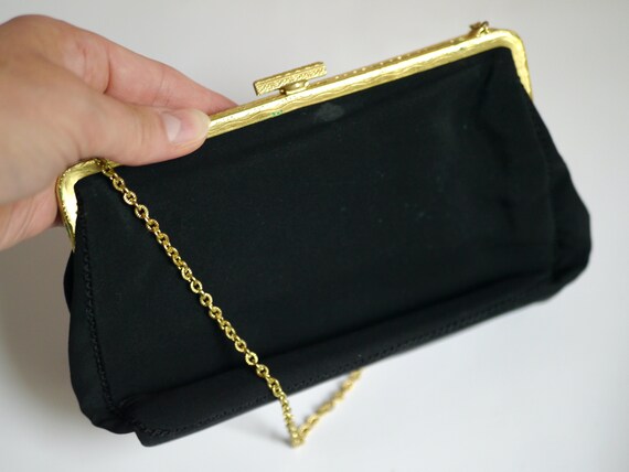 Floral Gobelin purse Bohemian handbag with gold c… - image 7