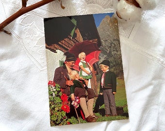 Nostalgic Bavarian Postcard