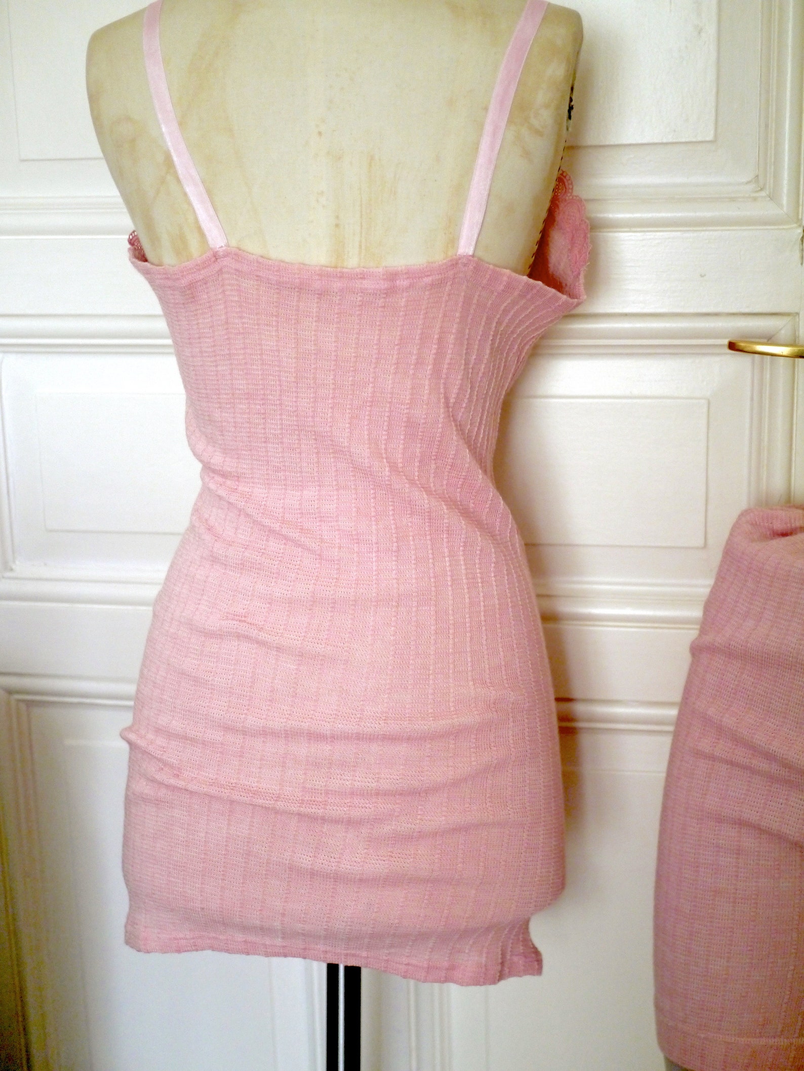 Knitted Lingerie set 2 pc top and bikeshort set in ballet | Etsy