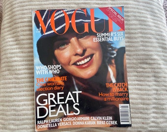 Vogue UK Nov 1985 British Original Vintage Fashion Magazine