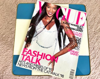Vogue UK June 1996 Original Vintage Fashion Magazine Naomi