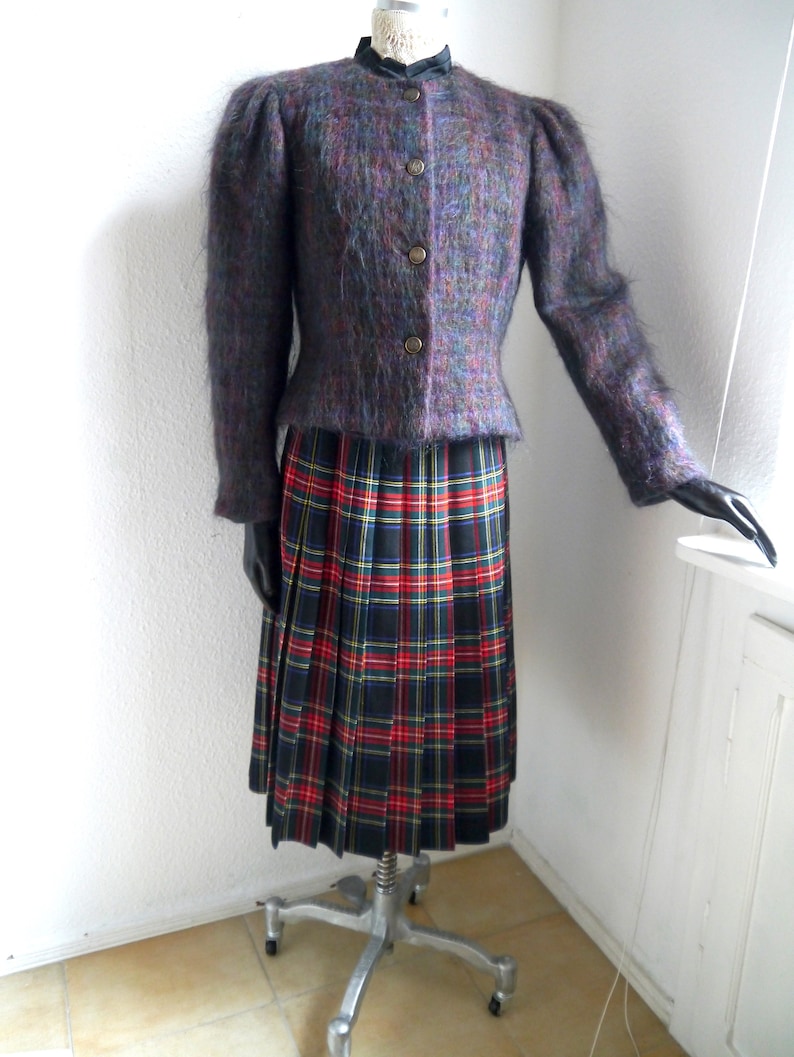 medium 80s Mohair Blazer women/'s vintage jacket