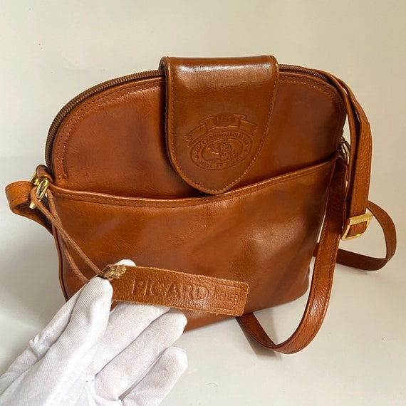 Women's Vintage Bag, Leather Cross shoulder handb… - image 5