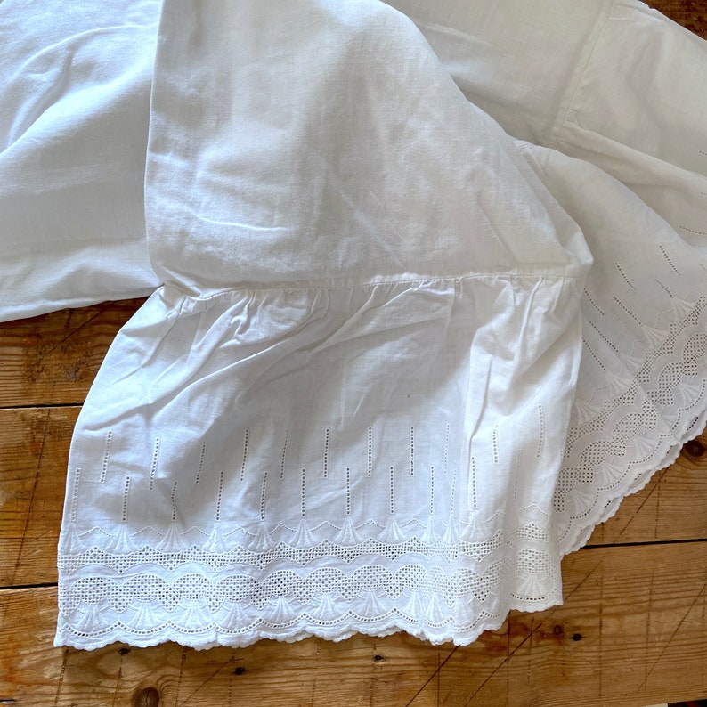 Antique Cotton Night DRESS/ Victorian Boho Shift - The Jasmine Dress image 8