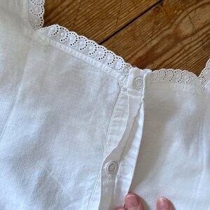Antique Cotton Night DRESS/ Victorian Boho Shift - The Jasmine Dress image 10