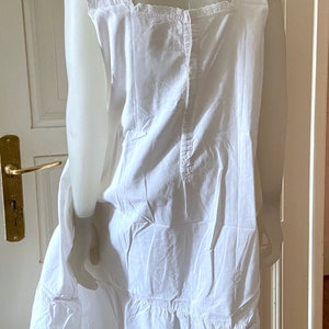 Antique Cotton Night DRESS/ Victorian Boho Shift - The Jasmine Dress image 3