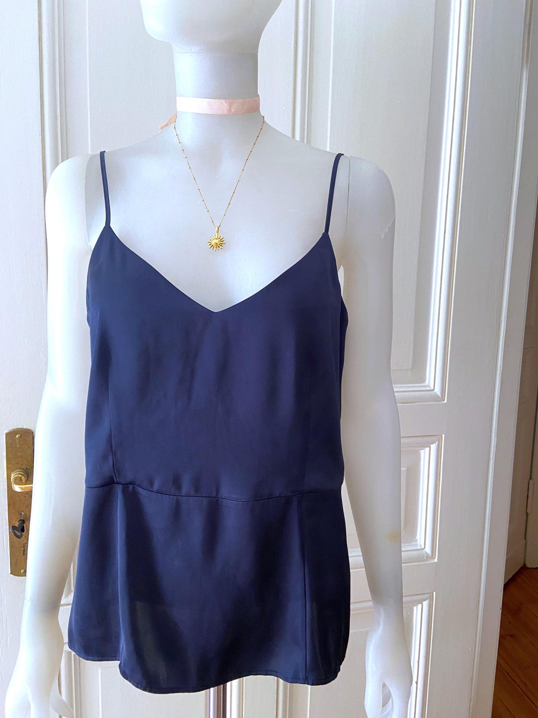 Spaghetti top - Navy Blue main image 0