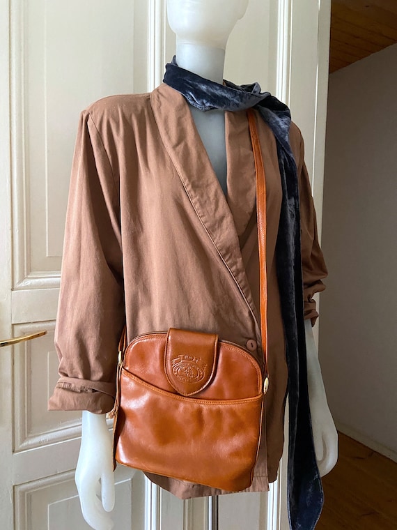 Women's Vintage Bag, Leather Cross shoulder handb… - image 2