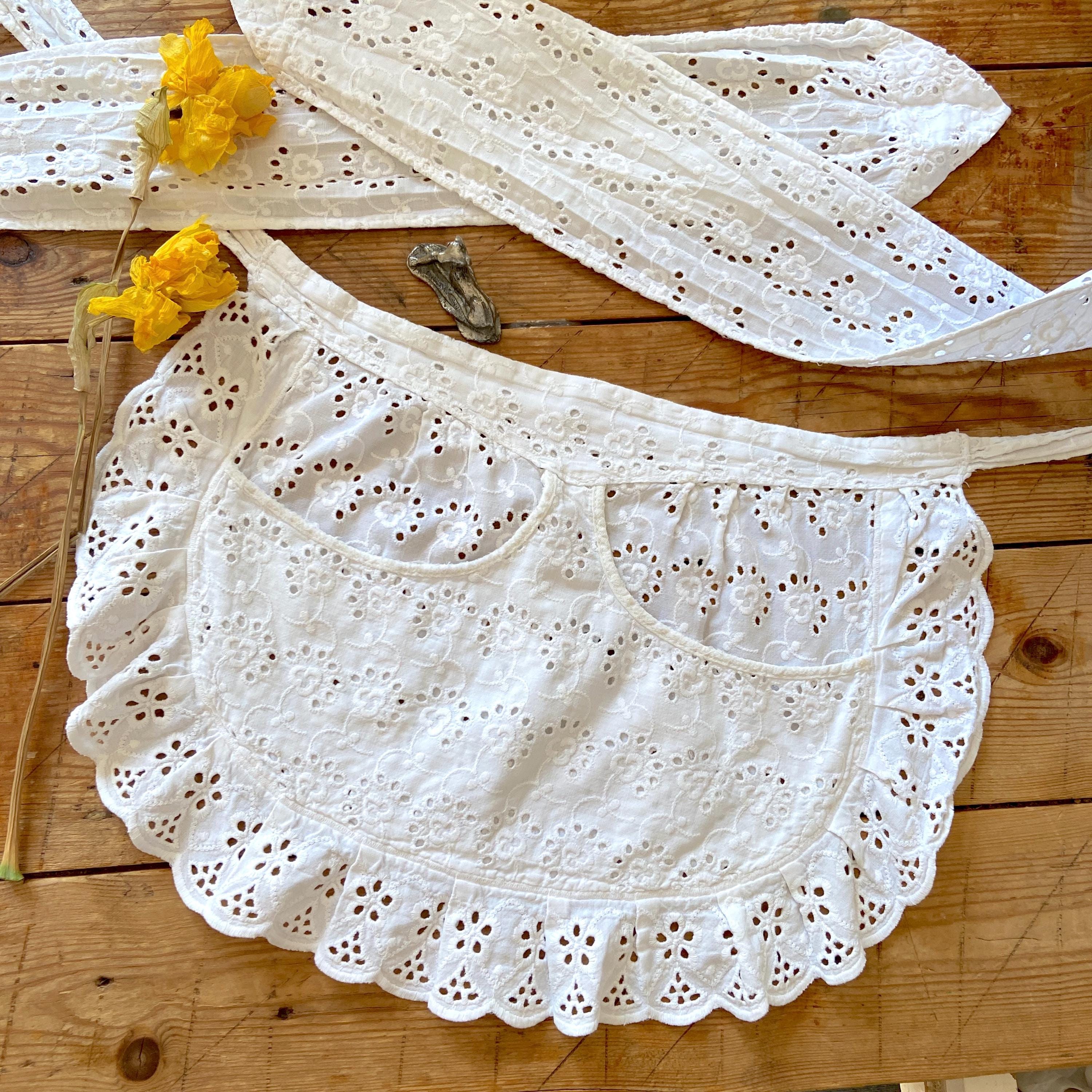 French Lace Apron Pinafore Dress - Etsy