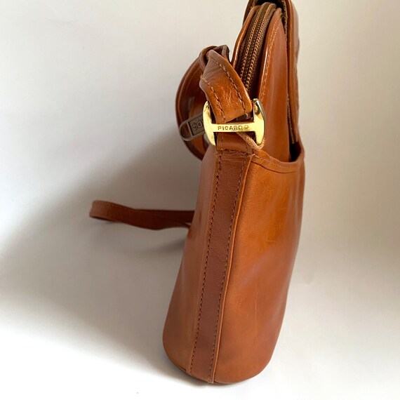 Women's Vintage Bag, Leather Cross shoulder handb… - image 7