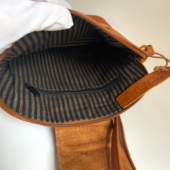 Women's Vintage Bag, Leather Cross shoulder handb… - image 10