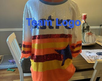 Astros Sequin Jersey