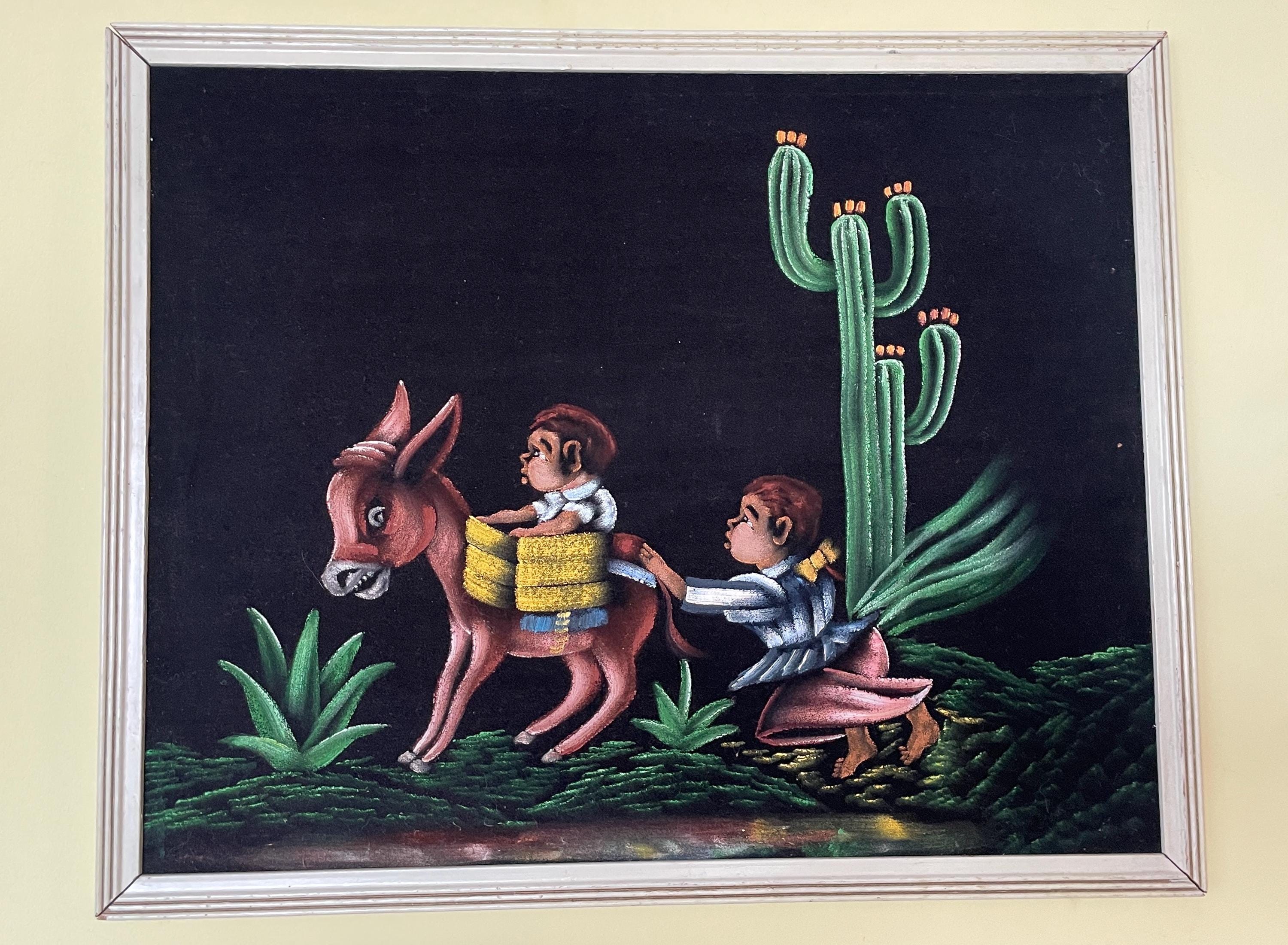 70's velvet painting - Etsy 日本