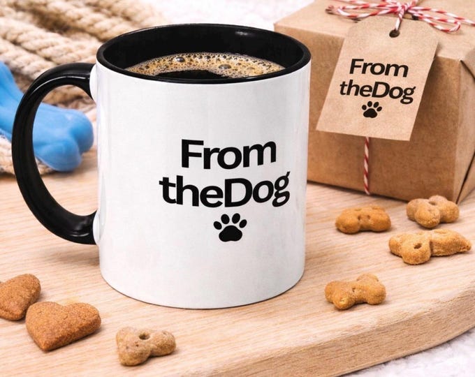 Featured listing image: Two Toned From the Dog Mug