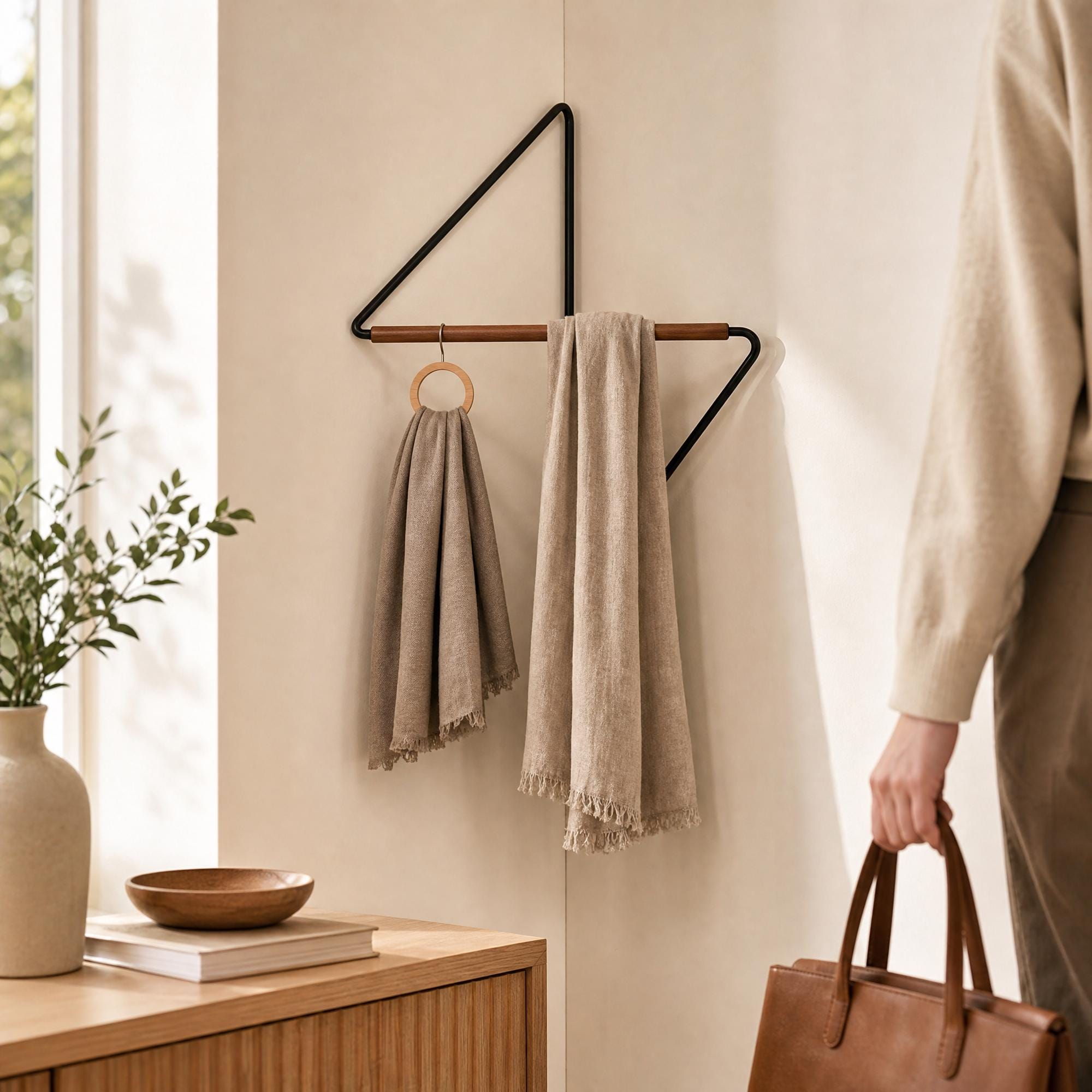 Corner Coat Rack - Etsy