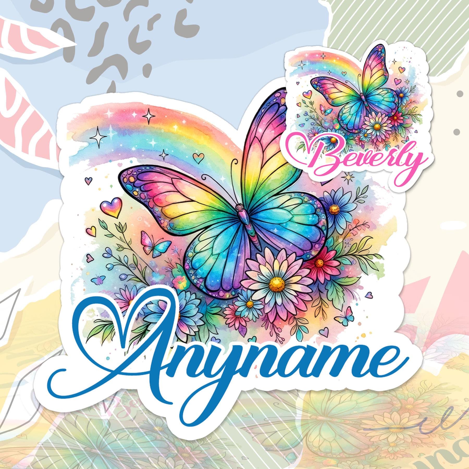 【**♡n**♡】ロゴ/名前メンバー分/転写シール Heart Shaped Sticker Name - Etsy