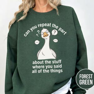 Camiseta divertida de ganso, camiseta con humor sobre la confusión mental por TDAH, camiseta de algodón sarcástica con la que te identificarás imagen 10