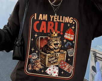 Camiseta de Carl Dungeon Crawler, color cómodo: Camiseta para amantes de los libros de ciencia ficción, estilo vintage