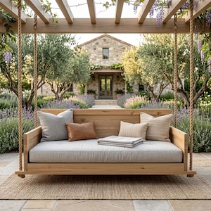 DIY porch swing bed build plan