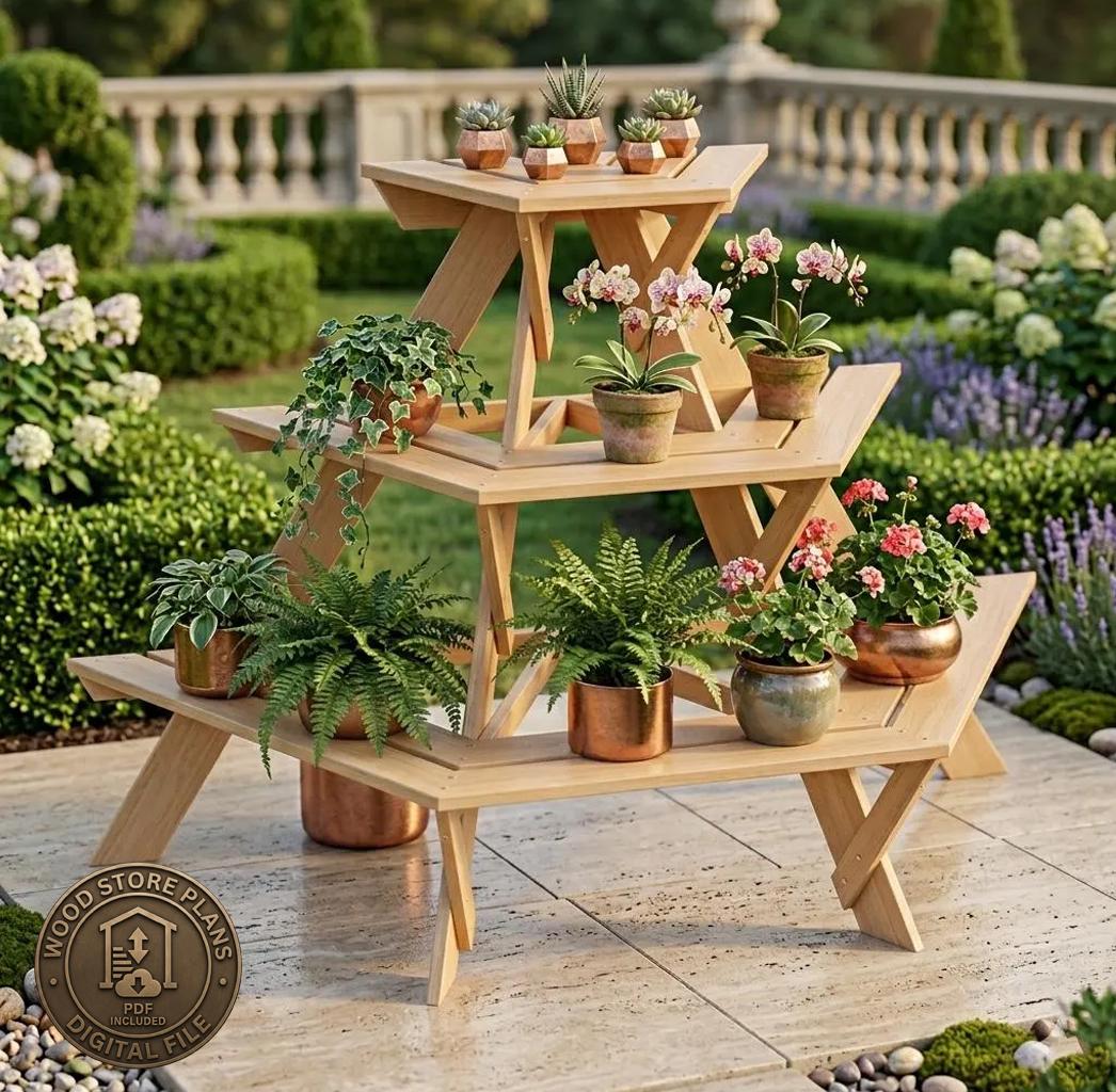 Pflanzentreppe outdoor