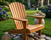 Adirondack Chair Woodworking Plans, Double Patio Furniture DIY Blueprint (Printable)