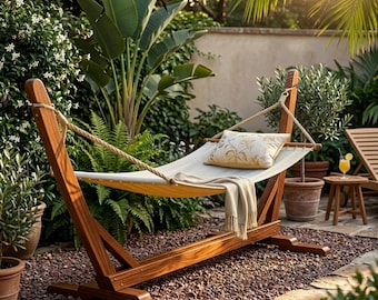 Progetti fai da te per supporti per amache in legno, progetto per mobili da esterno (download PDF)