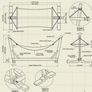 Outdoor Relaxing Hammock Stand DIY Woodworking Guide