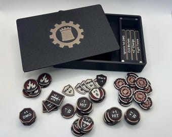 Set di segnalini da wargame di CoS con segnalini Ordine: compatibile con Age of Sigmar 4a edizione