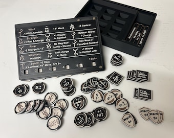 Ensemble de suivi des runes LRL + jetons. Compatible pour Warhammer AOS