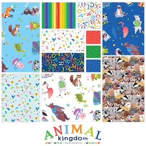 Animal Kingdom Jelly Roll, Clothworks, Diane Neukirch, StartingStitches, 2.5&quot; fabric strips, 100% Cotton, Quilting, Precuts