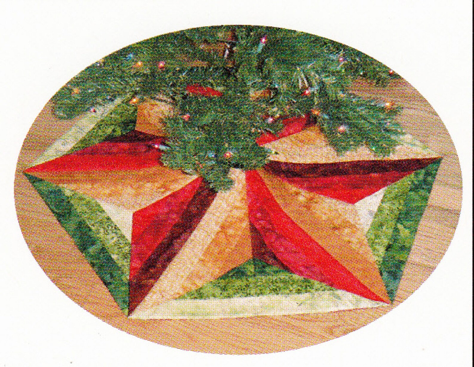 Skirting Christmas Tree Skirt or Table Topper Pattern Etsy