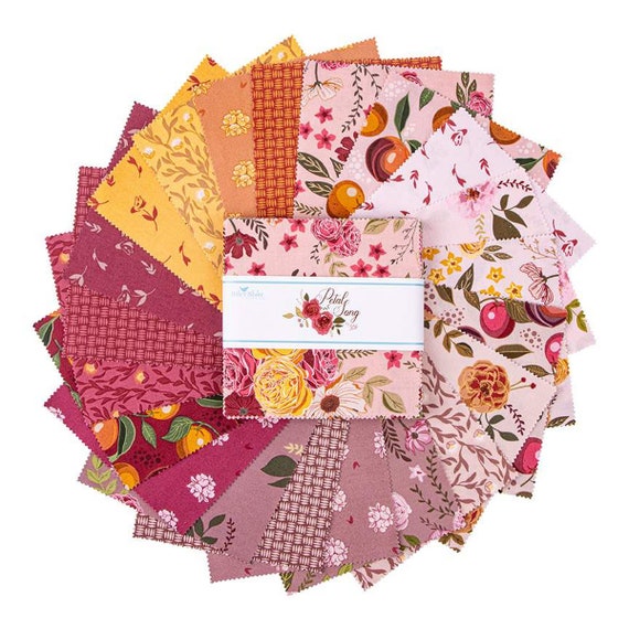 Craft Bunch - 5 inch Charm Pack for Quilting - 42 Precut Cotton