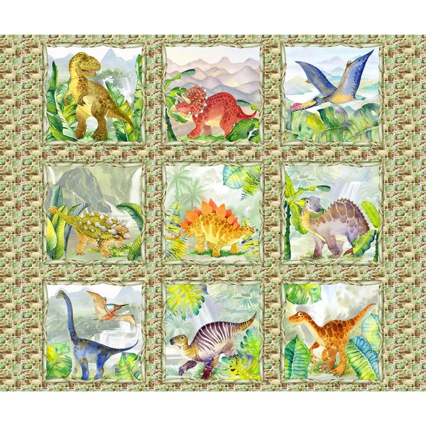 Dinosaur Quilt Etsy