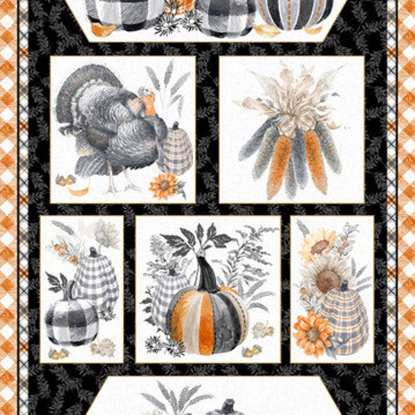 Quilt Block Fabric Panel Etsy